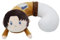 Xingchangda Levi·Ackerman Nackenkissen Eren Jaeger Anime Kissen Schlafkissen für Büro Auto Flugzeug Reisekissen Cartoon Kopfkissen Geburtstagsgeschenk für Anime Fans
