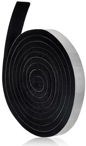 Oven Sealing Cord Fireplace Seal Self-Adhesive Seal Smoker Grill Tape Self Seal Heat Resistant Grill Fireplace Seal for Stove Window Chimney and Stove Pipe