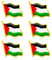 KOQAIIZ 6Stück Palästina Pin, Palästinensische Nationalflaggen Broschen für Frauen Männer, Palästina Flagge Revers Pin, für Patriotische Pazifist und Muslim Indoor Outdoor Dekoration