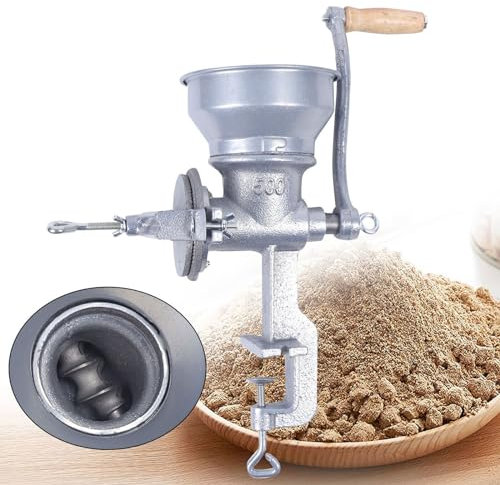 Manuelle Kaffeemühle Gewürze Körner Schleifen Maschine Getreide Muttern Bohnen, mit Kegelmahlwerk - Handkaffeemühle I Präzise Mahlgradeinstellung