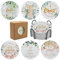 Christliche Untersetzer mit Bibelversen für Getränke, 6-teiliges Untersetzer-Set aus christlichem Stein und Kork, mit Halter für Couchtisch, goldene christliche Untersetzer, Geschenke für Frauen,