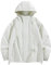 Veste coupe-vent coupe-vent pour homme avec poches unies, blanc, L