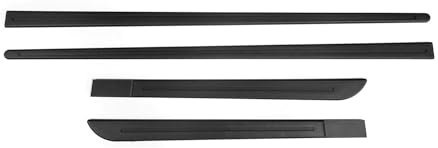 OMAC Garniture Baguette de Porte latérale pour Fiat 600e 2023-2025 Mat Noir 4Pcs
