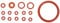 15pcs Silicone O-Ring Gasket Nozzle Connector Rubber Sealing O-Ring for Saeco Automatic Coffee Machine Part Kitchen Parts