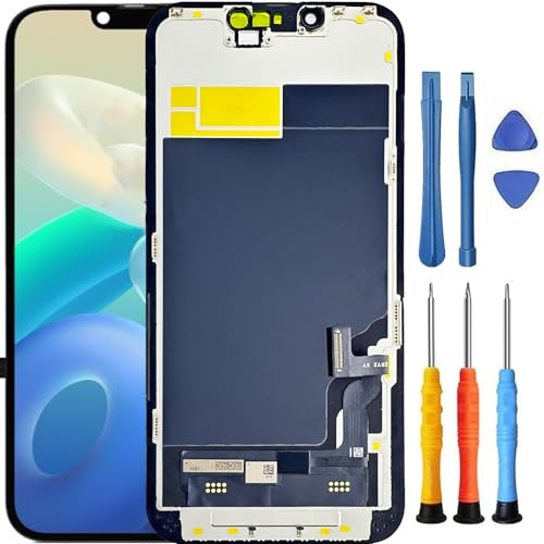 Foufinin for iPhone 13 Screen Replacement | for IPhone 13 Screen Replacement kit A2482 A2631 A2633 A2634 A2635 Touch Screen LCD Display Digitizer Assembly