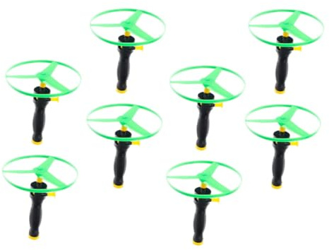 SUPVOX Jouet Soucoupe Volante 8pcs en Plastique pour Garçon et Filles et Adultes, Amusant et Conçu Professionnellement pour Jeux Extérieur en Famille Couleur Aléatoire