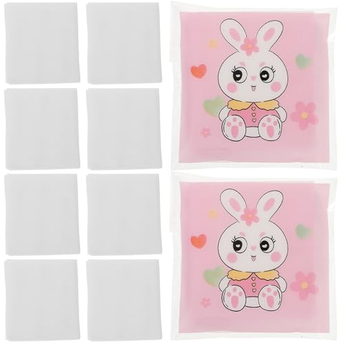 KICHOUSE 200pcs Face Cleansing Pads Makeup Remover Wipes Thin Cosmetic Facial Makeup Pads for Sensitive Skin Wet Compress Facial Bags Portable Pack