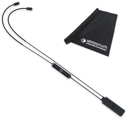 Mackie MP-BTA Bluetooth-Adapter für In-Ear Kopfhörer mit keepdrum Tuch