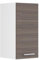 Vicco Hängeschrank R-Line, hängender Küchenschrank, Grau/Weiß, 30 cm