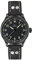 Laco Fliegeruhr Basis Altenburg, Damen- u. Herren Armbanduhr, schwarzes Lederband, Saphirglas, Ø 39 mm, Miyota 821 A Automatik, inkl. Etui - 861991
