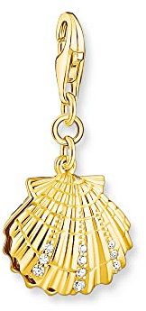 Thomas Sabo Charm-Anhänger Muschel vergoldetes Silber 1893-445-14