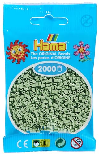 Hama Perlen 501-05 - Mini-Perlen, 2000 Stück rot
