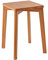 IBUYKE Stapelhocker-Massivholz Hocker Hausbank Holzhocker Mode Kreative Hocker Moderne Esstisch Hocker Erwachsene Esszimmerhocker Kirschholz 29x44x33cm RF-1502