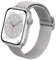 RhinoShield Correa trenzada Apple Watch Series 1/2/3(38mm)+S4/5/6/SE(40mm)+S7/8/9(41mm)+S10(42mm) | Repelente al agua y al sudor. Suave y elástica - Gris