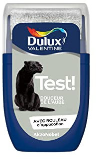 Dulux Valentine Peinture Testeur Crème de Couleur - Murs et Boiseries - Mat - Couleur Douceur de l'Aube 30 ml