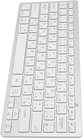 Dpofirs Multi-Device Slim Portable Wireless 3.0 Keyboard, 11 Kind of Language 78 Keys Ultra Slim Keyboard for OS X for IOS for (Japanese)