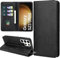 ZYIMOU Handyhülle für Samsung Galaxy S23 Ultra Hülle, Leder Schutzhülle Standfunktion Kartenfach Wallet Klapphülle Samsung S23 Ultra Flip Case Cover, Schwarz