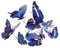 jojofuny 24 Stk 3D-Schmetterling 3D-Wandaufkleber schmetterling wandbild dekoration schlafzimmer bedroom decor Libellen-Aufkleber tierische Aufkleber abnehmbarer Wandaufkleber Haushalt Baby