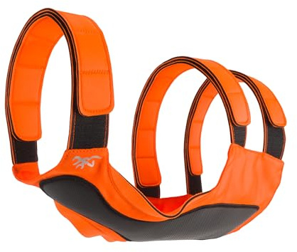 Browning Pet Hi-Vis Safety Vest for Dogs, Safety Orange, Large, Chest Protection