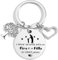 Lumengqi Cadeau de Noël pour Papa Porte-clés Papa Cadeau Anniversaire Naissance personnalisé fille pas cher,Cadeau pour La fête des Pères l'anniversaire Thanksgiving (13)