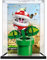 Acrylic Display Case for Lego 71426 Piranha Plant Model, 3mm Dustproof Display Box, Display Case Compatible with Lego 71426 (Model Not Included) (Background Build)