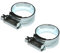 JCS Hi-Grip Zinc plated hose clamp 80-100mm x2