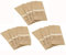 freesiom Lot de 12 Porte-Couverts Décoration Mariage Champêtre Chic Table Toile de Jute Noeud Cordon Dentelle Pochettes Porteurs Vaisselle Serviette Dinner Vintage Noël