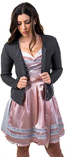 JACKE - TRACHTENJACKE DAMEN IN DUNKELGRAU (ORIGINAL TRACHTL) 42