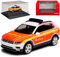 Volkwagen Tiguan II Feuerwehr Norderstedt Einsatzleitung 2. Generation Ab 2015 mit Sockel und Vitrine H0 1/87 Herpa Modell Auto mit individiuellem Wunschkennzeichen