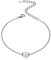 ChicSilver Silber Herz Armband damen buchstabe Anhänger B Armskette 16cm+5cm Verlängerung mit Schmuckbox