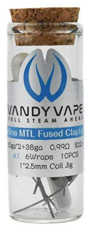 Vandy Vape A1 Superfine MTL Fused Clapton Fertigcoil 0.99 Ohm 10 Stück