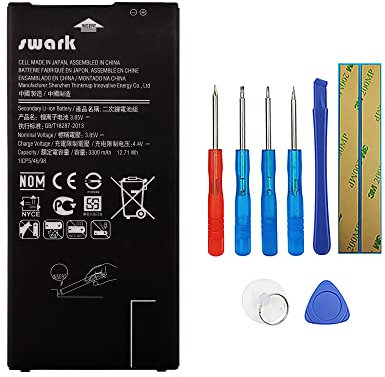 Swark Batterie EB-BG610ABE compatible avec Samsung Galaxy J4+ J6+ Plus avec outils