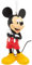 Hallmark Disney Mickey Mouse Klassische Pose Weihnachtsdekoration, Kunstharz