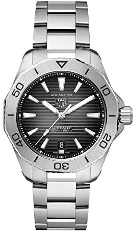 Tag Heuer Aquaracer Herren-Armbanduhr, automatisch, schwarzes Zifferblatt, WBP2110.BA0627