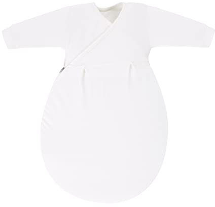 Alvi Baby Innensack Mäxchen Schlafsack mit Alvi Dreiecks-Halstuch | Ganzjahresschlafsack | Babyschlafsack | (Weiß, 62)