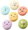 Macaron Kühlschrankmagnete 6pcs Cartoon Sandwich Kekse Whiteboard -Magnete Farbenfrohe Runde Magnete Für Kunsthandwerksdekoration