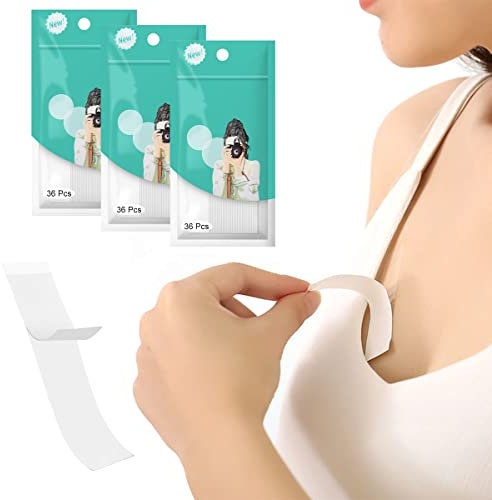 Rusoz Nastro Biadesivo Per Tessuti,108 Pezzi Biadesivo Trasparente Sottile Per Vestiti E Corpo Invisibile Fashion Beauty Tape Ipoallergenico Rispettoso per Pelle e Tessuti