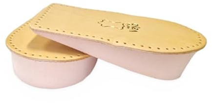 Vaya Medical Nivello Semelles Orthopédiques Talonnettes Compensation Inégalité Longueur De Jambe Coussinets Talon Cuir Véritable Soutien Posture Douleur, Taille 41-43, 5mm
