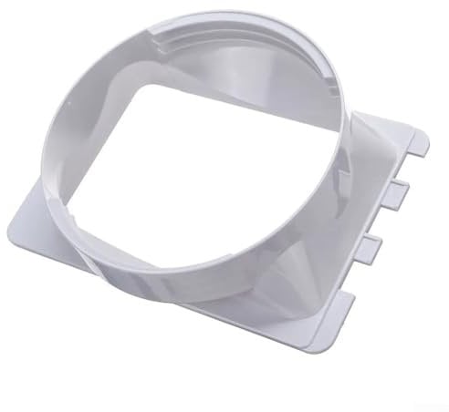 Hasaller Conector de manguera de escape de aire acondicionado, interfaz cuadrada de conducto de escape, accesorios portátiles para adaptador de aire acondicionado móvil