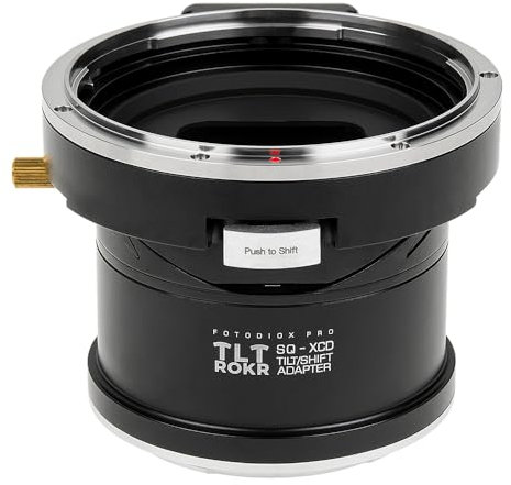 Fotodiox Pro TLT ROKR – Tilt/Shift Objektivadapter kompatibel mit Bronica SQ Mount Objektiven für Hasselblad X-System (XCD) Mount spiegellose Kameras