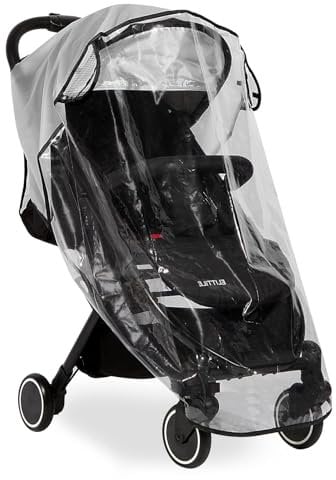CNMTCCO Regenschutz kinderwagen, Universal Kinderwagen Regenschutz, Gute Luftzirkulation, Reise Wetterschutz für Staub, Wasserdicht, Winddicht, Schützen vor Sonne