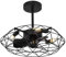 Ventilatore da Soffitto Temporizzazione Lampadario Ventilatore Soffitto Senza Luce E14 Adatto per Patio, Soggiorno, Aria Aperta