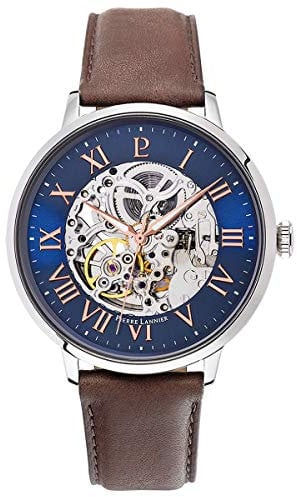 Pierre Lannier Homme Analogique Automatique Montre avec Bracelet en Cuir 322B164