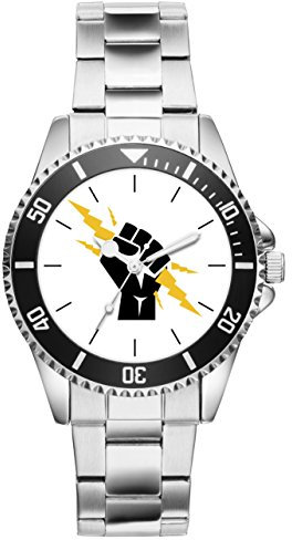 KIESENBERG Elektriker Geschenk Artikel Idee Fan Uhr 6132
