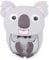Affenzahn Kleiner Freund Kindergarten-Rucksack für 1-3 Jährige Ergonomisch Reflektierend Ziehzunge mit Namensschild Koala - Grau