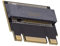 cablecc NGFF B+M Key NVME M-Key Stecker auf Buchse, 22 x 30 mm auf 22 x 42 mm, Verlängerungsadapter, kompatibel mit Legion Go ThinkPad 2230 2242 SSD