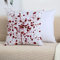2er-Set Dekorativ Kissenbezug 45x45 cm,Blutiges Set, Spritzer von Blut Grunge-Stil Blutfleck Horr,Polyester Kissenbezüge Dekokissen Kissenhülle Set Kissen Fall für Sofa Auto Schlafzimmer Zuhause Dekor