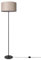 Paco Home Stehleuchte Wohnzimmer Schlafzimmer Stehlampe Standleuchte Stoffschirmlampe Lampenschirm Rund Modern E27 Einfarbig