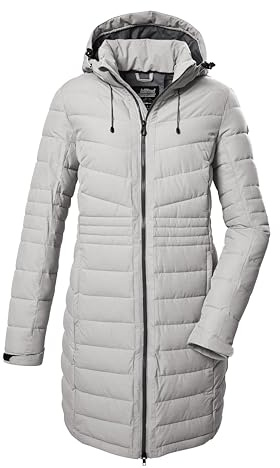 Killtec Damen Kow 96 Wmn Qltd Ct Steppmantel/Funktionsmantel in Daunenoptik mit abzippbarer Kapuze