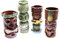 Set di 4 tazze Tiki Tropical Bicchiere da Cocktail Tiki Set di Tazze in Ceramica Ispirazione Cultura Polinesiana Bevande esotiche e tropicali hawaiane cocktail
